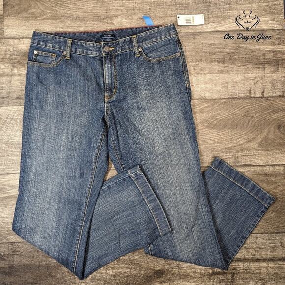 Nautica Lake Straight Leg Jeans Size 12 - Picture 1 of 6